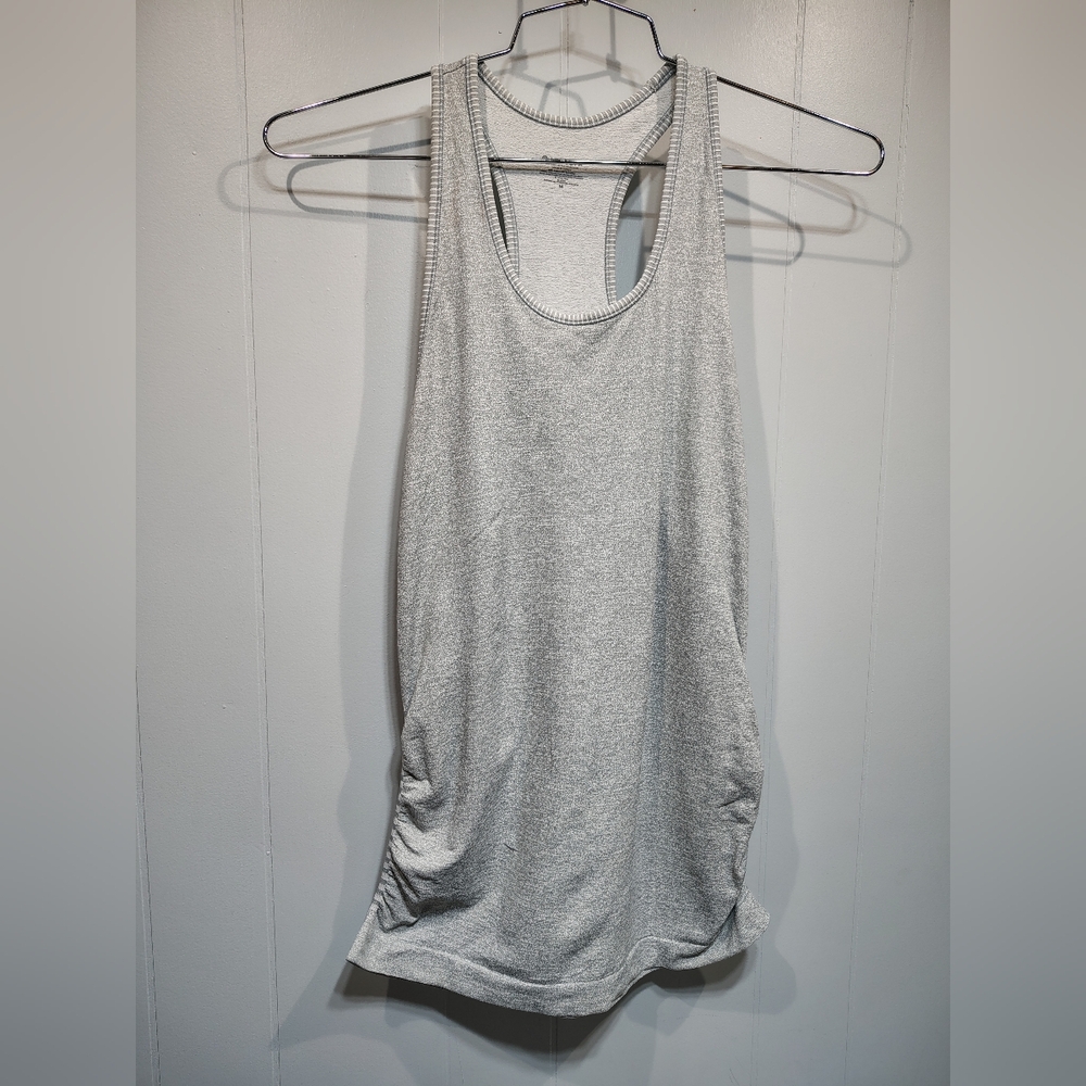 Athleta Speedlight Racerback Tank Top Gray Size Medium